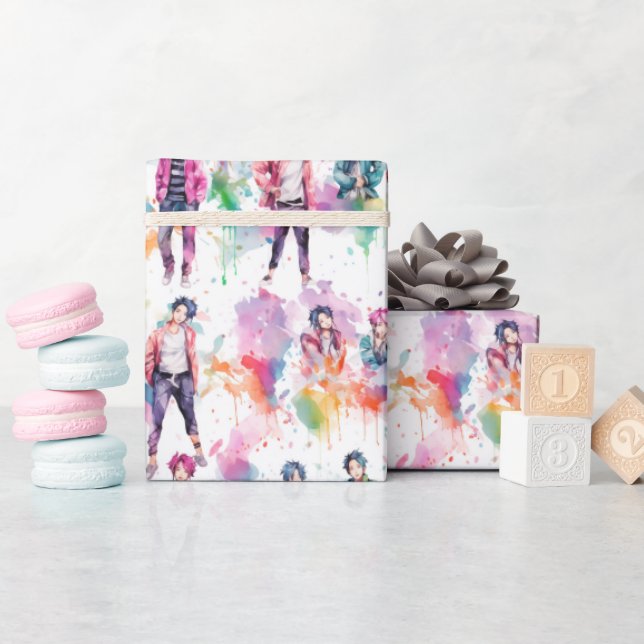 Papel De Regalo Idols Kpop - (Baby Shower)