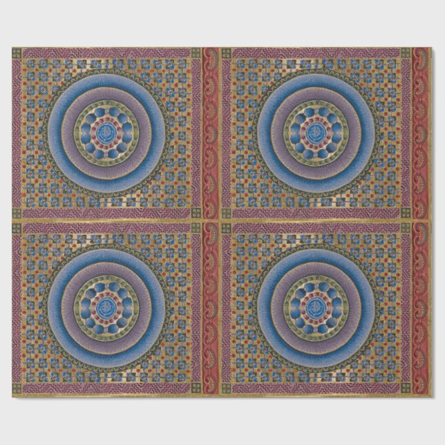 Papel De Regalo Iluminación concéntrica (Superficie plana)