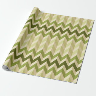 Papel De Regalo Ilusión 3D Zig Zag en tonos cálidos y suaves de ve