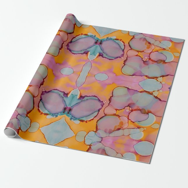 Papel De Regalo Ilusión de Algodón de Azúcar (Desenrollado)