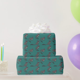Papel De Regalo Ilustración adorable de gálagos