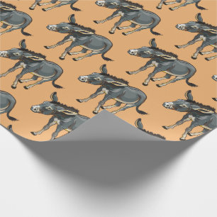 Papel De Regalo ilustracion burro