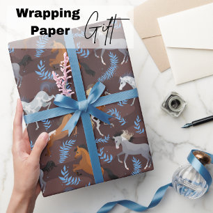 Papel De Regalo Ilustracion Cute Horse