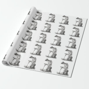 Papel De Regalo Ilustración de la anatomía de los esqueletos