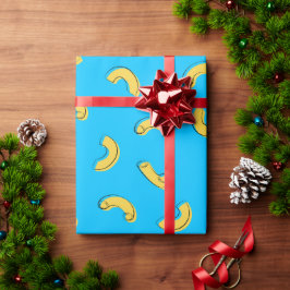 Papel De Regalo Ilustración de Macarrones con Queso