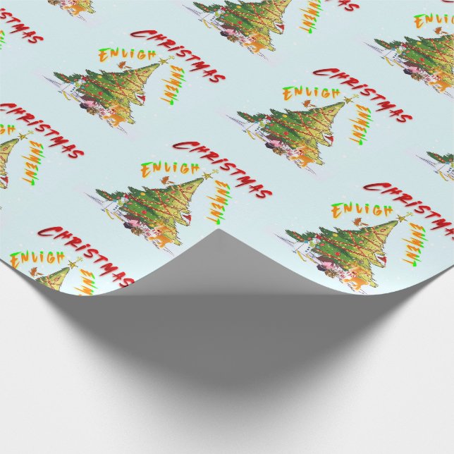 Papel De Regalo Ilustración de navidades (Esquina)