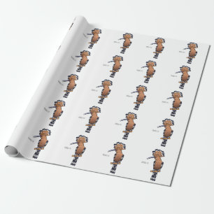 Papel De Regalo Ilustracion de personalizado de aves pepitas de Eu