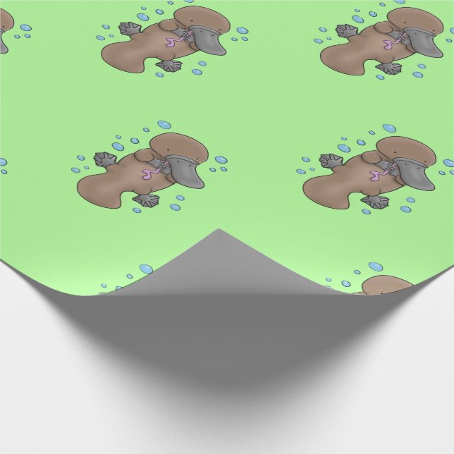 Papel De Regalo Ilustracion de personalizado de burbujas de pulpo  (Esquina)