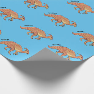 Papel De Regalo Ilustracion de personalizado de dinosaurios de par