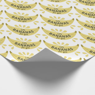 Papel De Regalo Ilustracion divertido del plátano soy plátanos