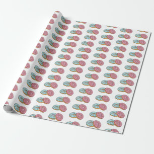 Papel De Regalo Ilustracion Donut personalizado