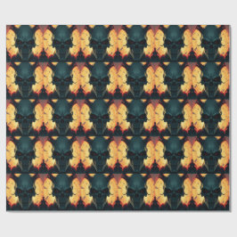 Papel De Regalo Ilustracion estilo Skull Comics Fantasy Art