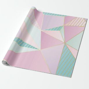 Papel De Regalo (ilustracion) fondo de línea dorada, arti abstract