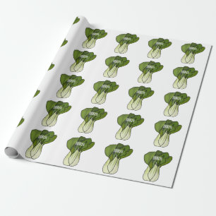 Papel De Regalo Ilustracion personalizado Bok choy
