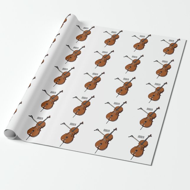 Papel De Regalo Ilustracion personalizado Cello (Desenrollado)