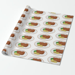 Papel De Regalo Ilustracion personalizado de carne