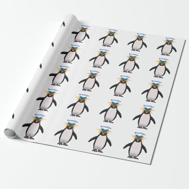 Papel De Regalo Ilustracion personalizado de los macarrones de pin (Desenrollado)