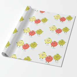 Papel De Regalo Ilustracion personalizado de tomates de cerezo