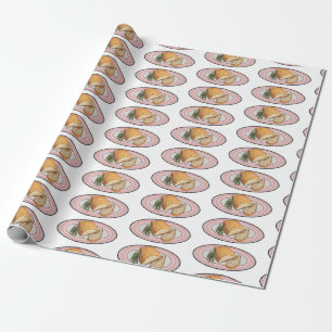 Papel De Regalo Ilustracion personalizado del vientre de cerdo asa