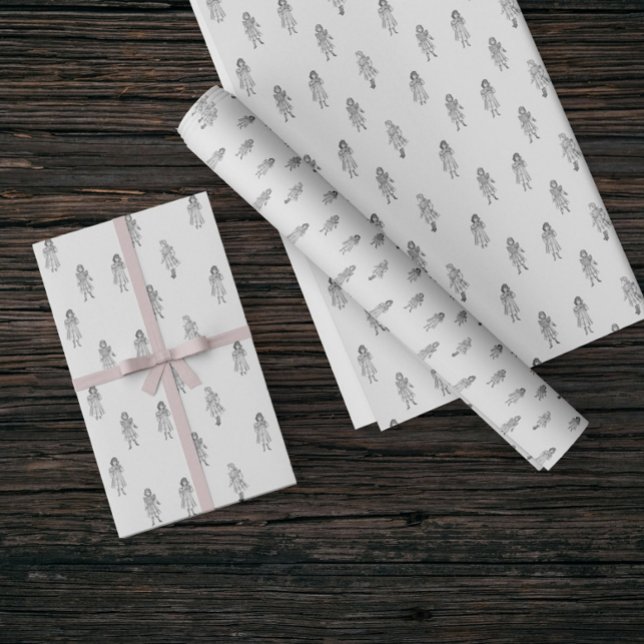 Papel De Regalo Ilustraciones de época de Delinieator Edwardian (Subido por el creador)