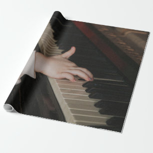 Papel De Regalo Ilustrante arte de piano