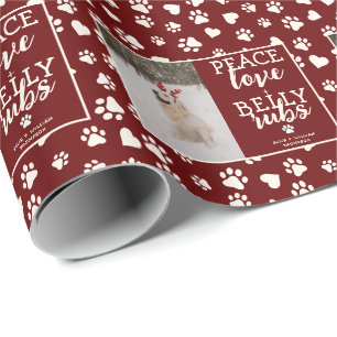 Papel De Regalo Imagen divertida de perro personalizada foto de Na