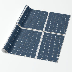 Papel De Regalo Imagen divertida de un panel de energía solar