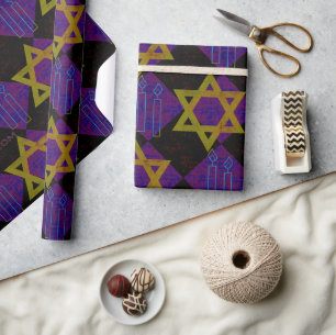 Papel De Regalo Imagen temática de Hanukkah de SlipperyJoe's amari