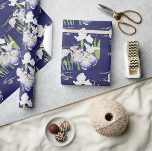 Papel De Regalo Impresión artística de Iris japonés vintage de Kog