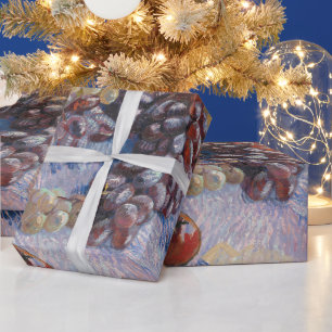 Papel De Regalo Impresión artística de uvas y manzanas de Van Gogh