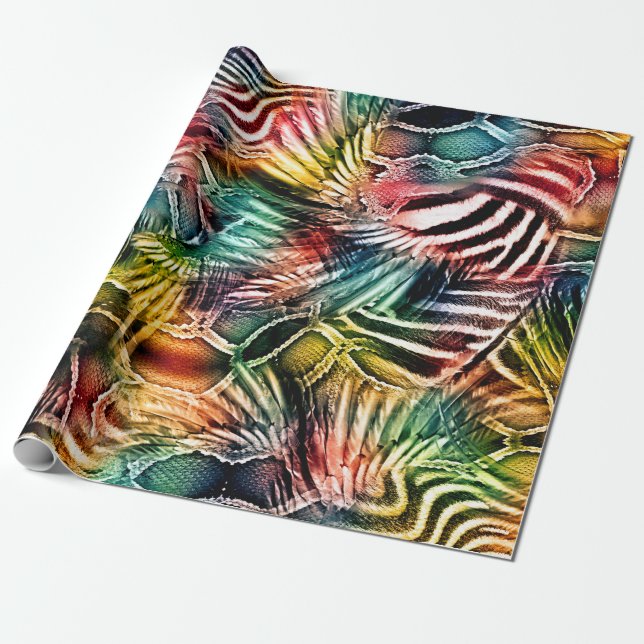 Papel De Regalo Impresión de animales (Desenrollado)