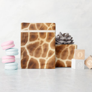 Papel De Regalo Impresión de animales de jirafa