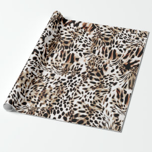 Papel De Regalo Impresión de animales leopardos