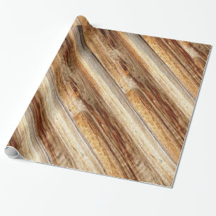 Papel De Regalo Impresión de Barnwood