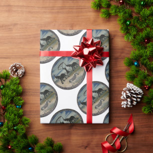 Papel De Regalo Impresión de elefantes africanos