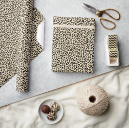 Papel De Regalo Impresión de leopardo