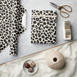 Papel De Regalo Impresión de leopardo