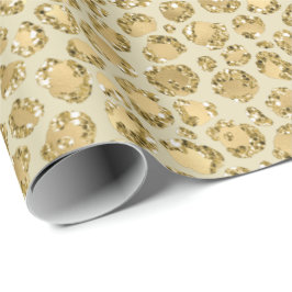 Papel De Regalo Impresión de leopardo del Purpurina Glitzy Glam Go
