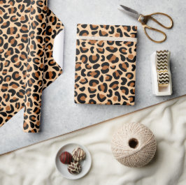 Papel De Regalo Impresión de leopardo para celebración de amistad 