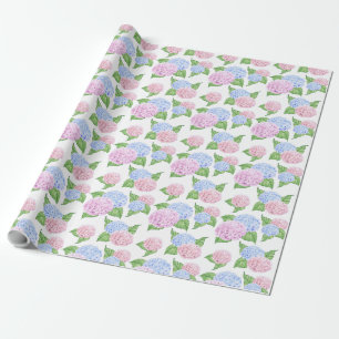 Papel De Regalo Impresión del Hydrangea