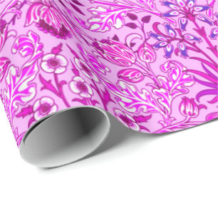 Papel De Regalo Impresión hipotética William Morris, lavanda y vio