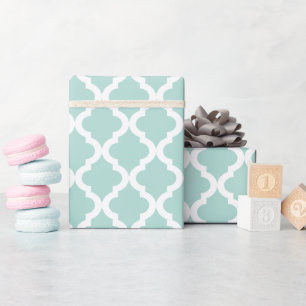Papel De Regalo Impresión marroquí de la menta
