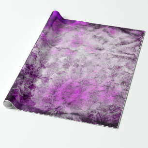 Papel De Regalo Impresión rosa de Damasco abstracto