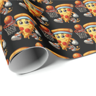 Papel De Regalo Impresionante pizza fiesta fiesta deportivo de bal