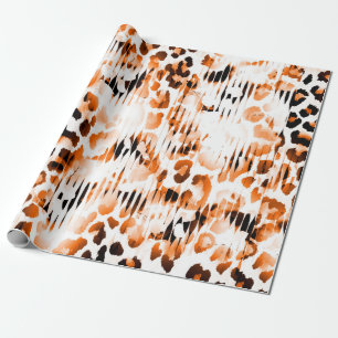 Papel De Regalo Impresiones de animales africanos. Patrón natural 