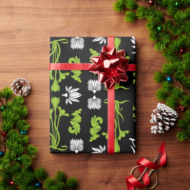 Papel De Regalo Impresiones de decoración casera de estilo Art Nou (Regalo de vacaciones)