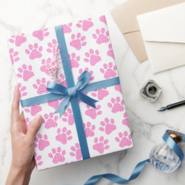 Papel De Regalo Impresiones de la hoja de puntos de Polka