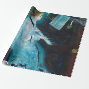 Papel De Regalo Impresionista de la época del piano