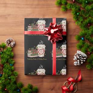 Papel De Regalo Impulsado por Libros y Cervezas de Fiesta Navida