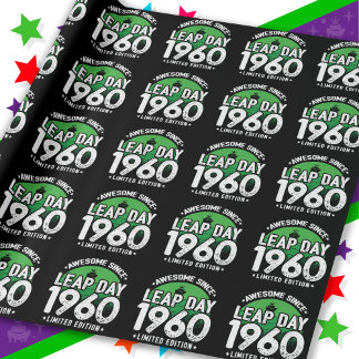 Papel De Regalo Increíble desde 1960, año del salto, Día del 29 de